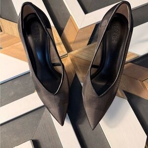 INC Women's Black Mesh Heels Size 9M